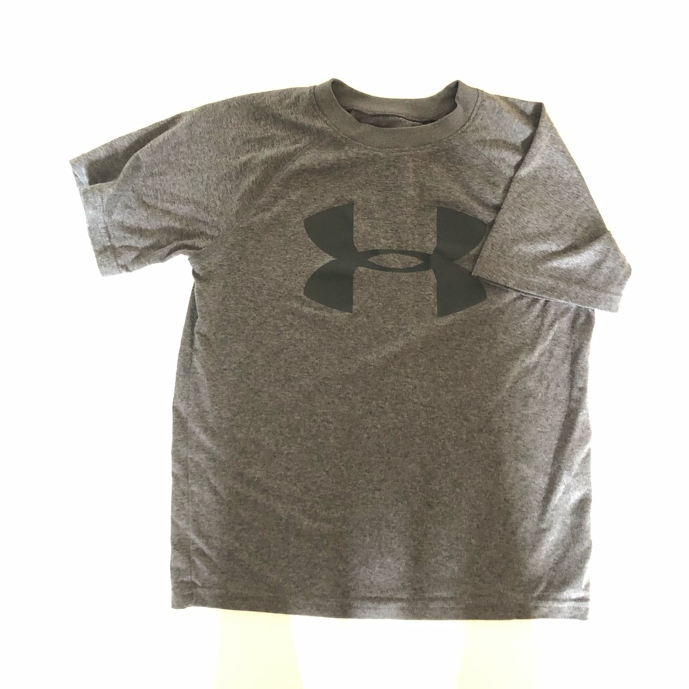 Under Armour - Dark Gray, Tee Shirt, Youth Small